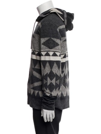 Ralph Lauren Purple Label Graphic Print Crew Neck Hoodie