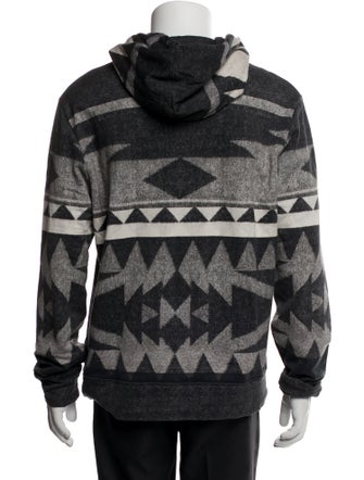 Ralph Lauren Purple Label Graphic Print Crew Neck Hoodie