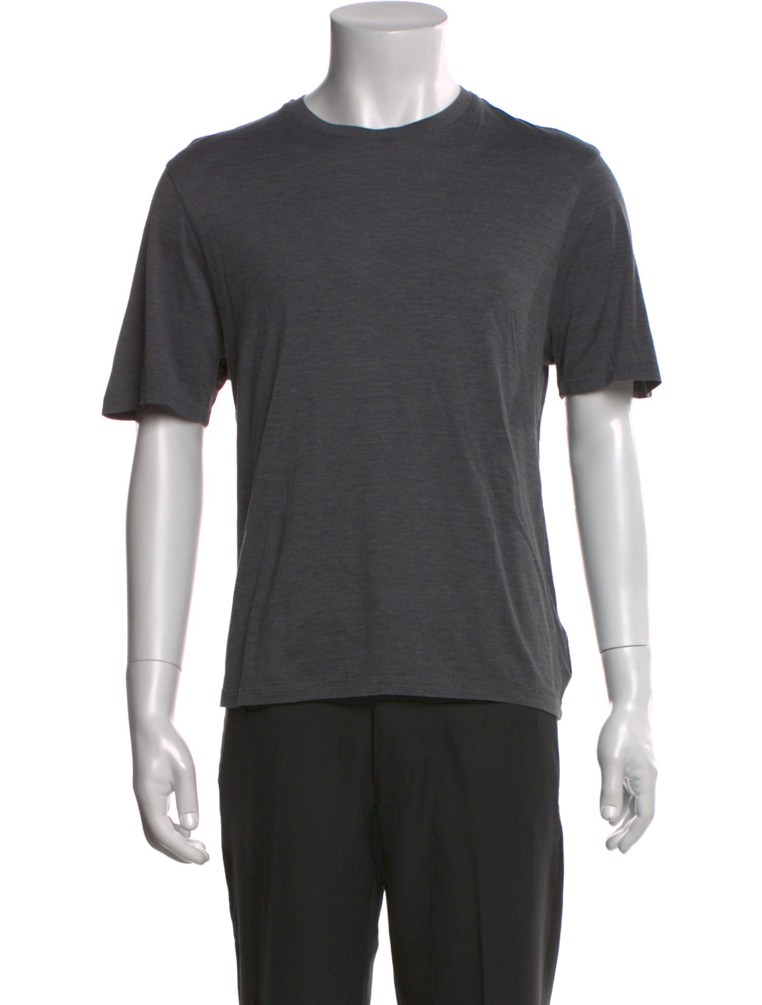 Ralph Lauren Purple Label Silk Crew Neck T-Shirt