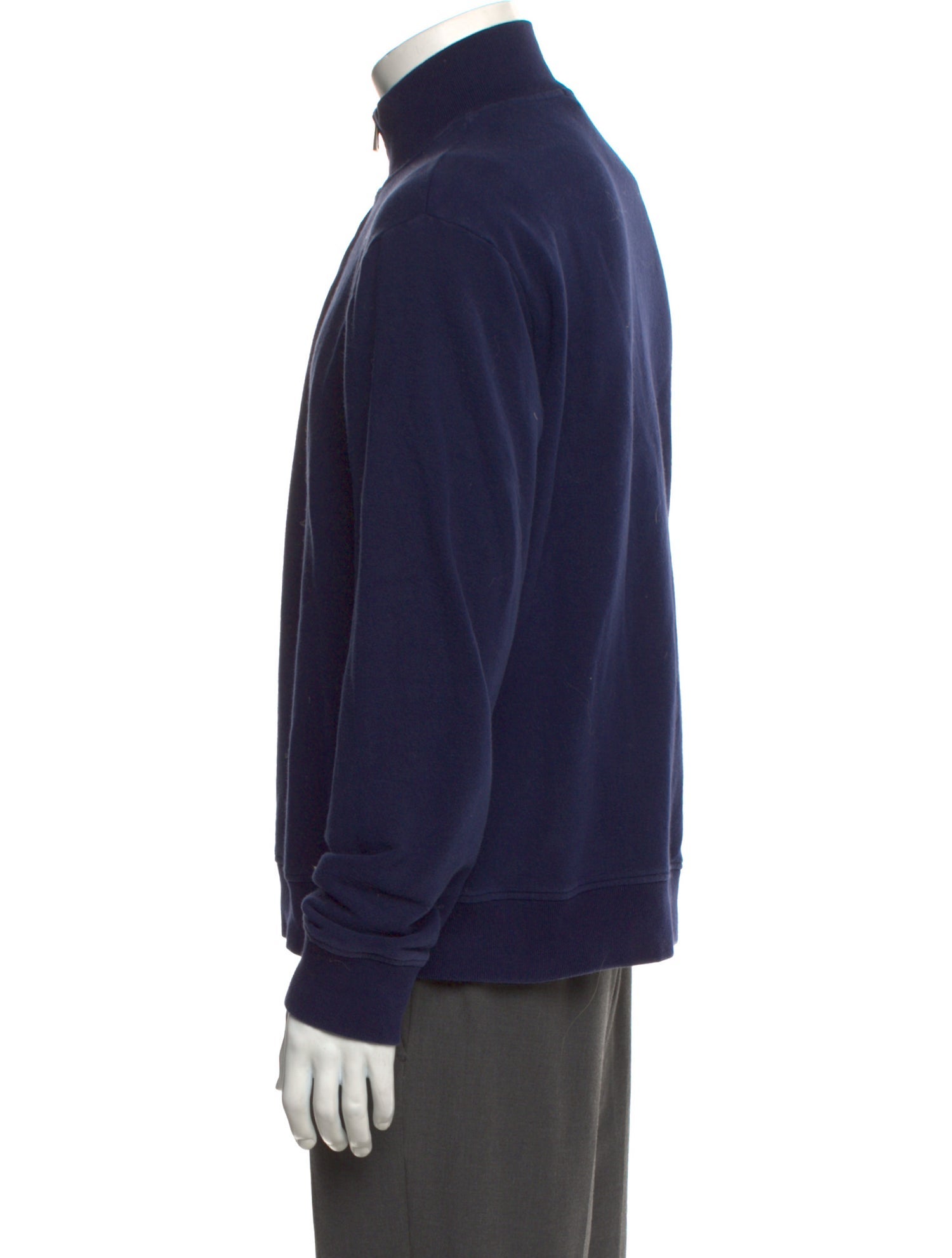 Ralph Lauren Purple Label Mock Neck Long Sleeve Polo Sweater