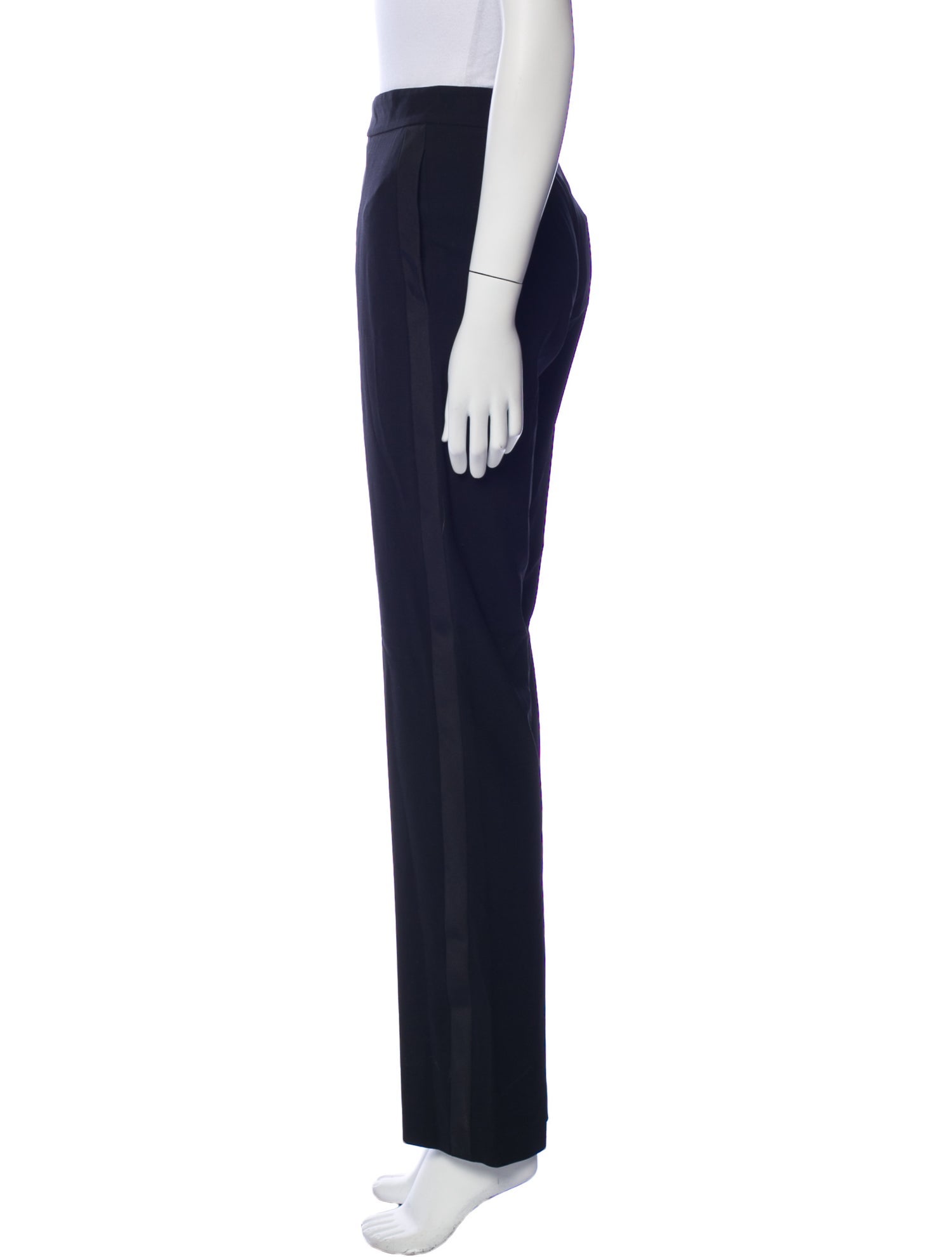 Ralph Lauren Purple Label Wool Straight Leg Pants