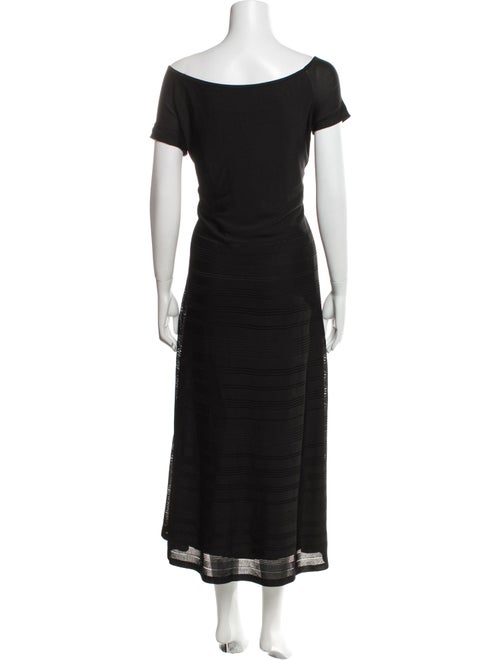 Ralph Lauren Purple Label Scoop Neck Long Dress