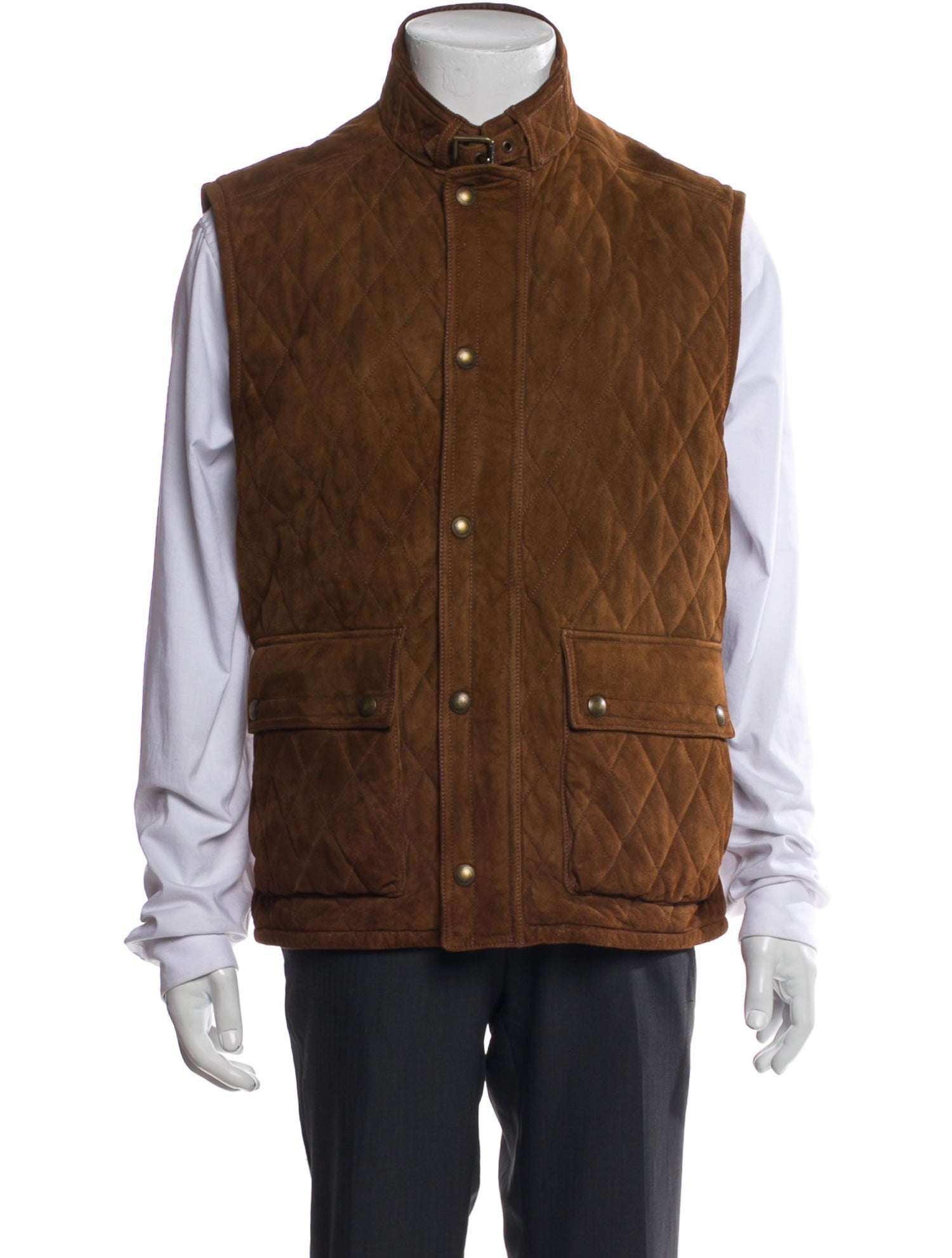 Ralph Lauren Purple Label Suede Vest