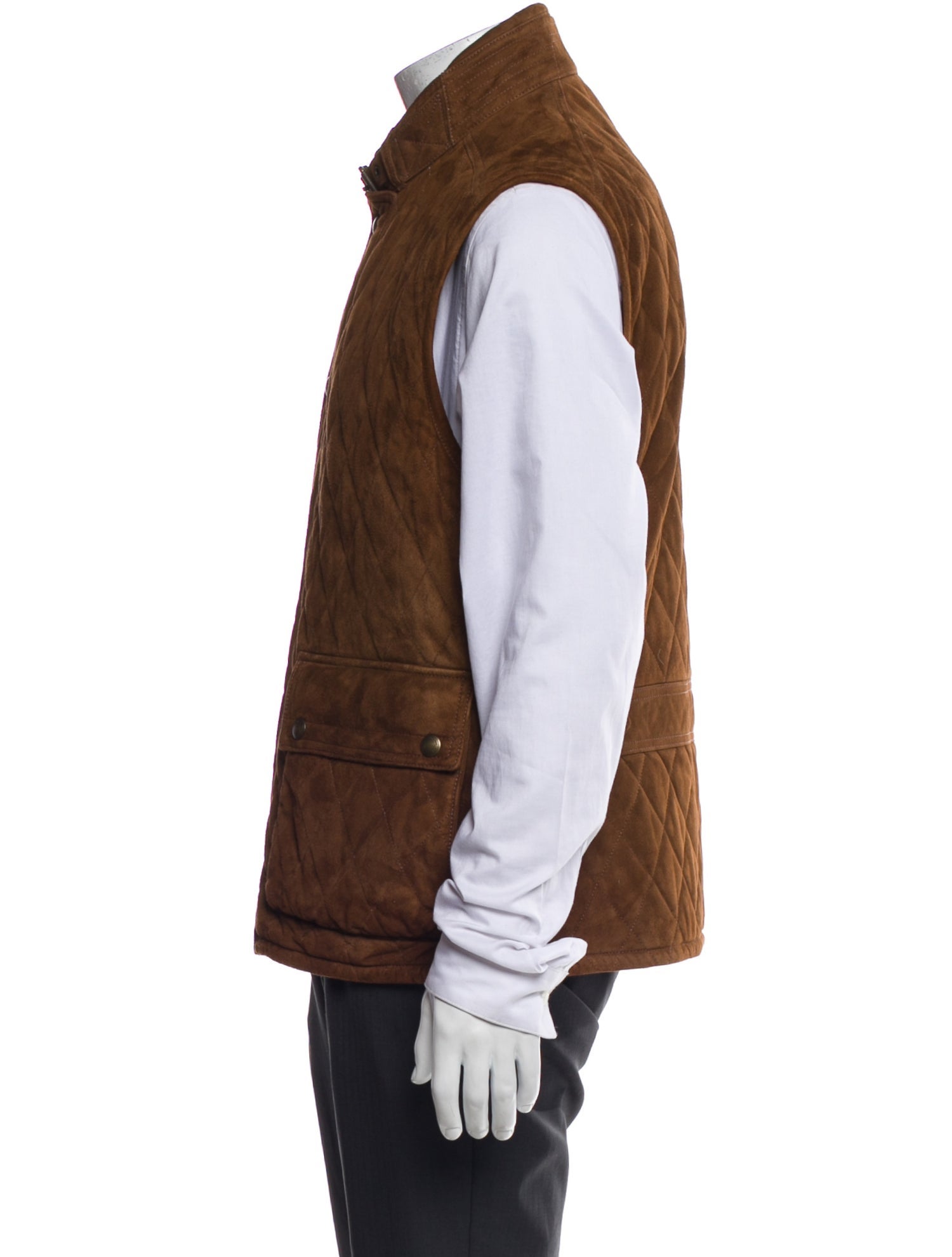 Ralph Lauren Purple Label Suede Vest