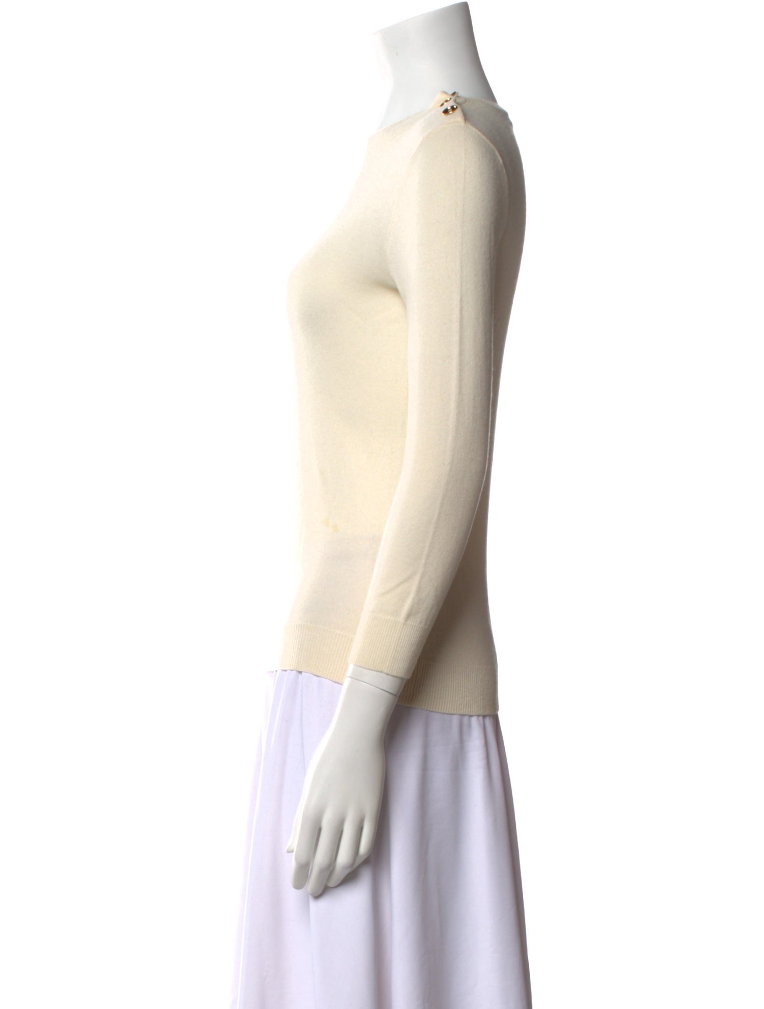 Ralph Lauren Purple Label Cashmere Scoop Neck Sweater