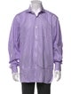 Ralph Lauren Purple Label Striped Long Sleeve Dress Shirt