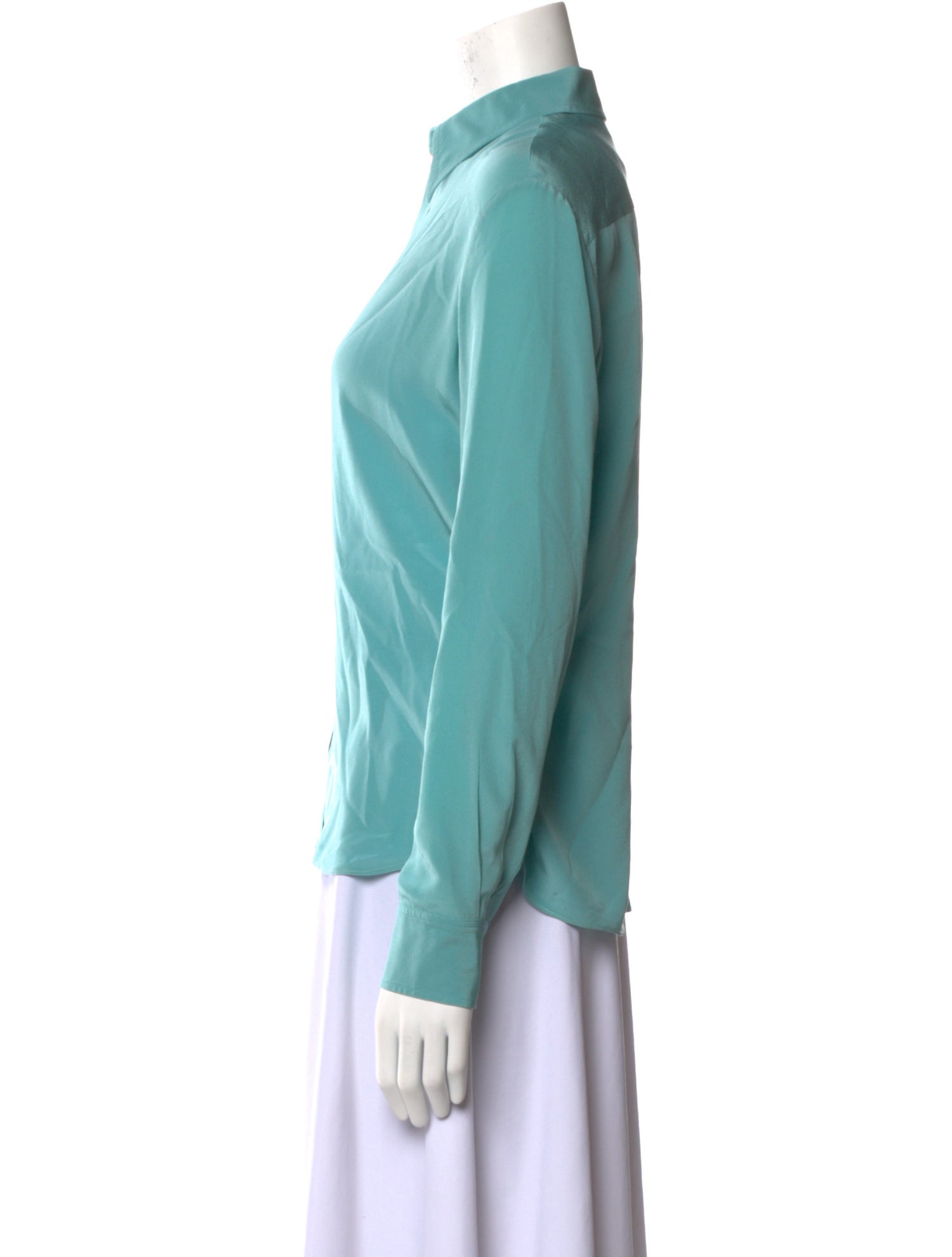 Ralph Lauren Purple Label Long Sleeve Button-Up Top