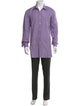Ralph Lauren Purple Label Plaid Print Long Sleeve Dress Shirt