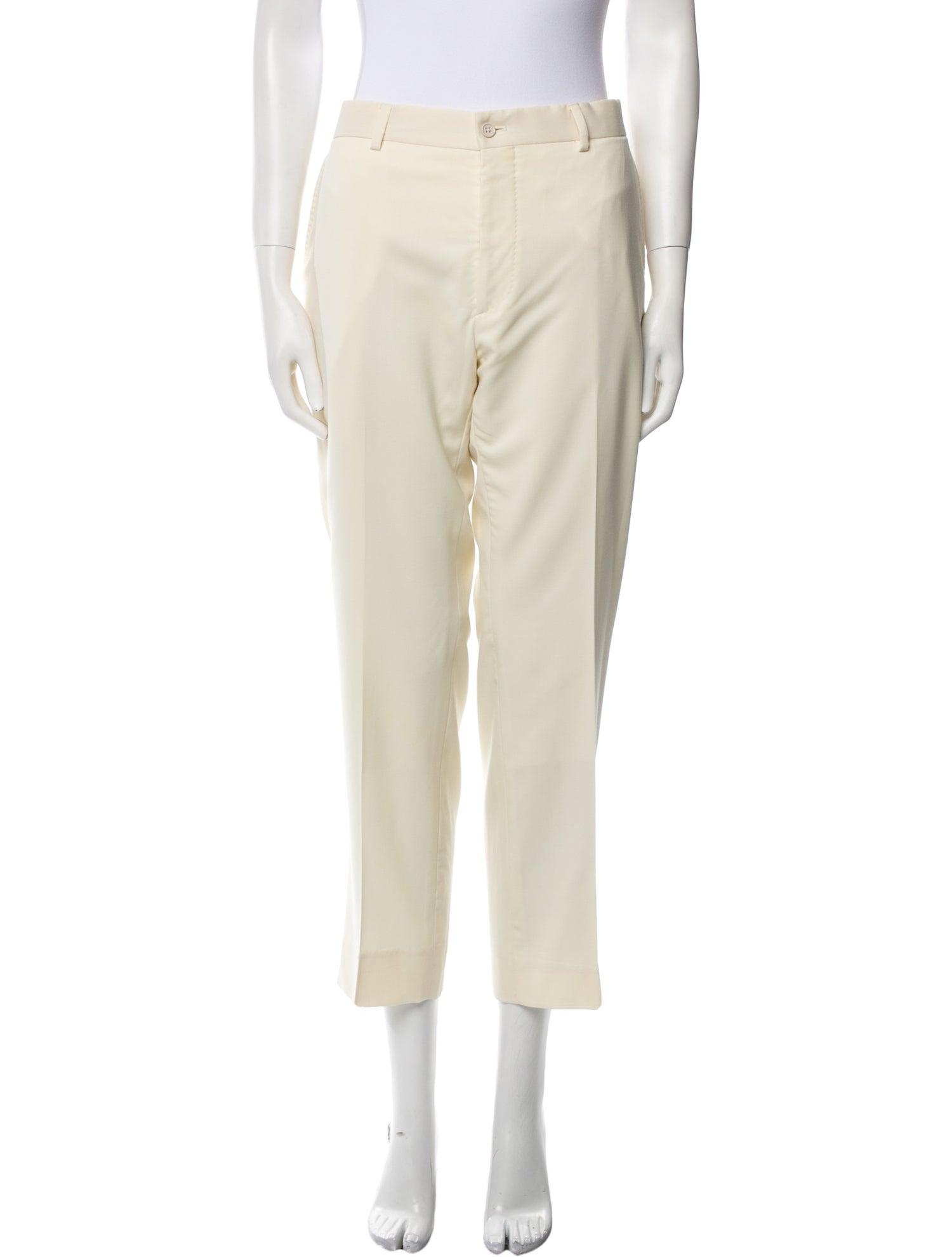 Ralph Lauren Purple Label Wool Straight Leg Pants