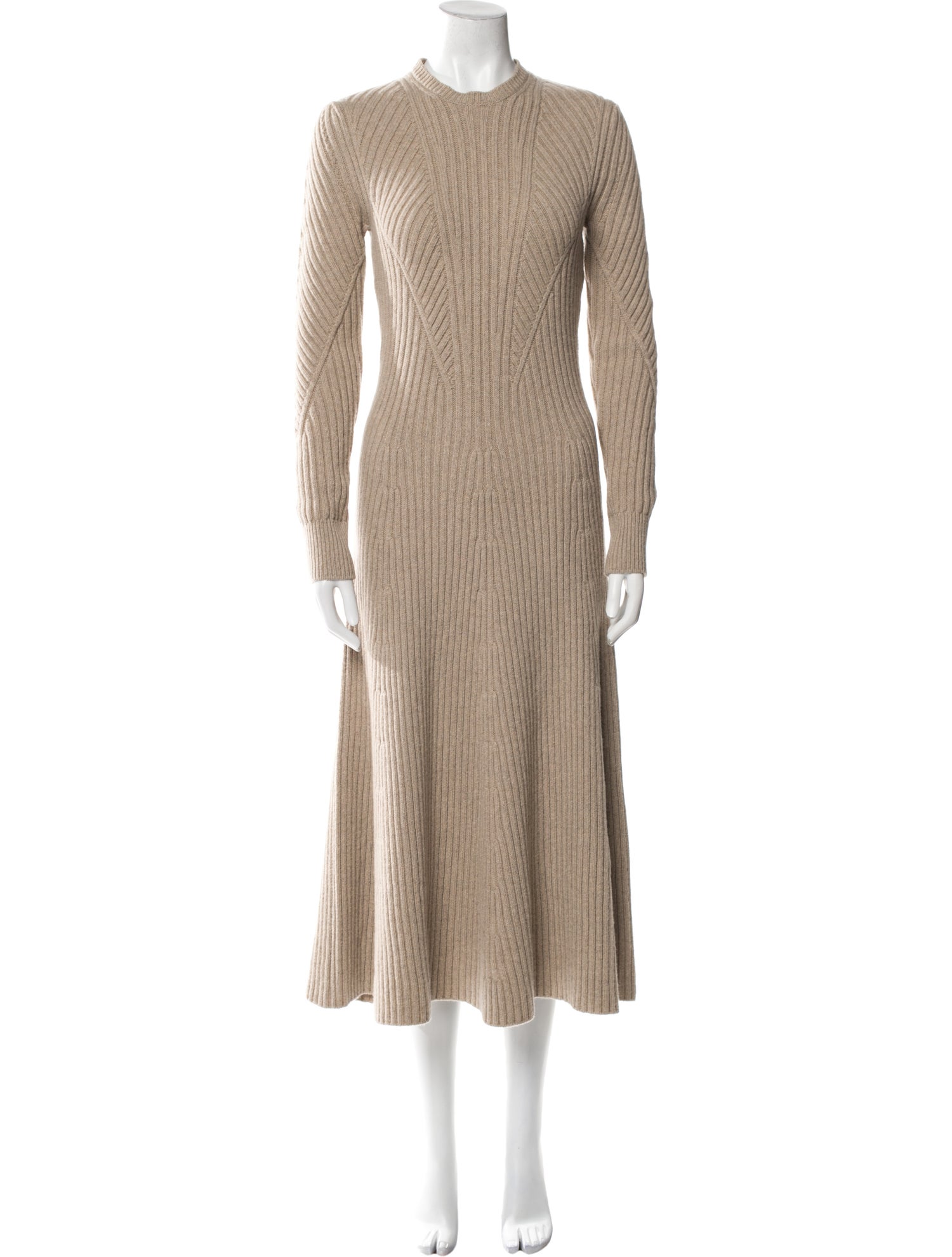 Ralph Lauren Purple Label Cashmere Midi Length Dress