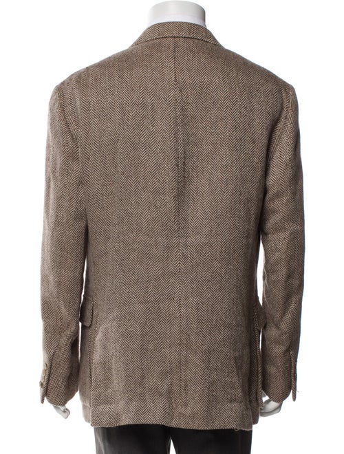 Ralph Lauren Purple Label Linen Tweed Pattern Blazer