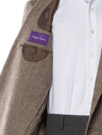 Ralph Lauren Purple Label Linen Tweed Pattern Blazer