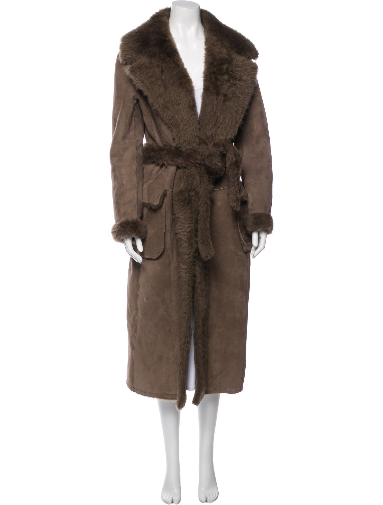 Ralph Lauren Purple Label Shearling Fur Coat w/ Tags