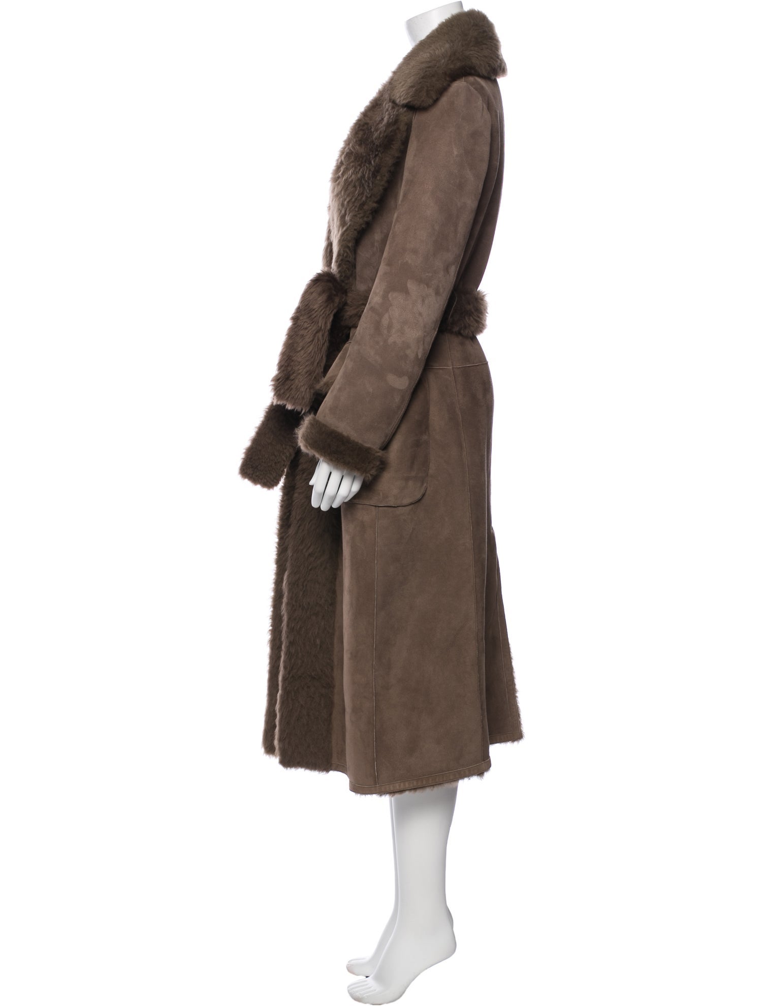 Ralph Lauren Purple Label Shearling Fur Coat w/ Tags