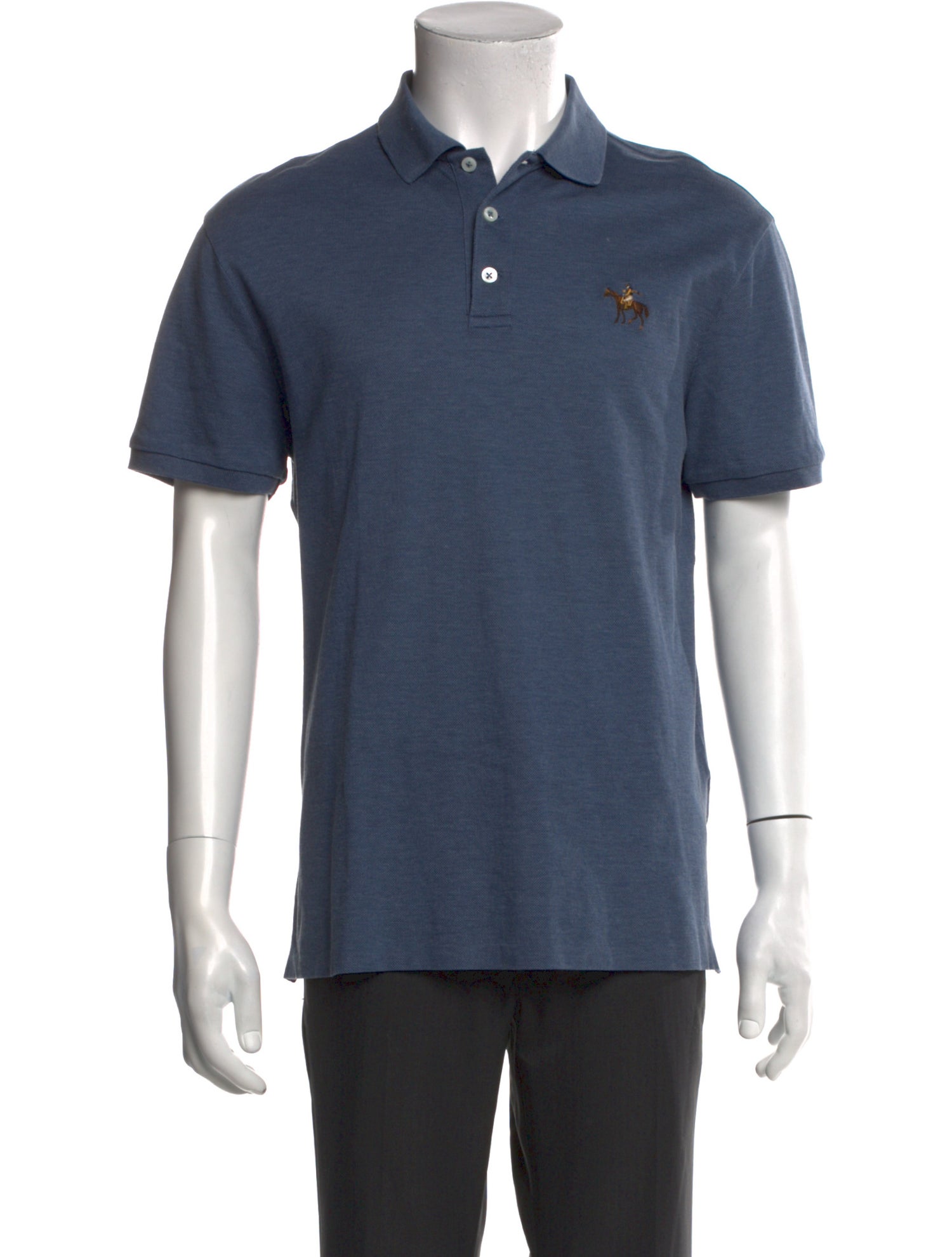 Ralph Lauren Purple Label Crew Neck Short Sleeve Polo Shirt
