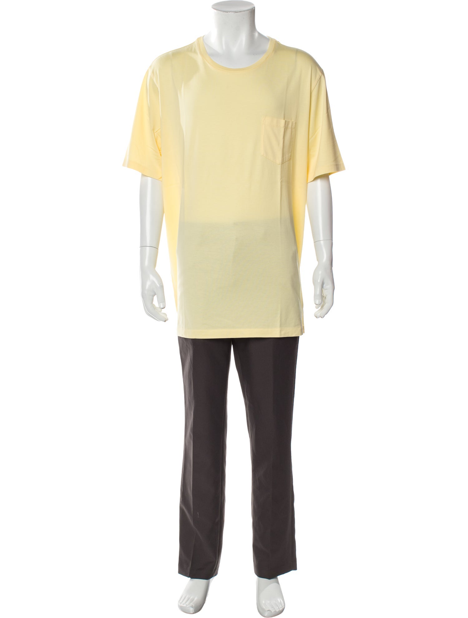 Ralph Lauren Purple Label Scoop Neck Short Sleeve T-Shirt