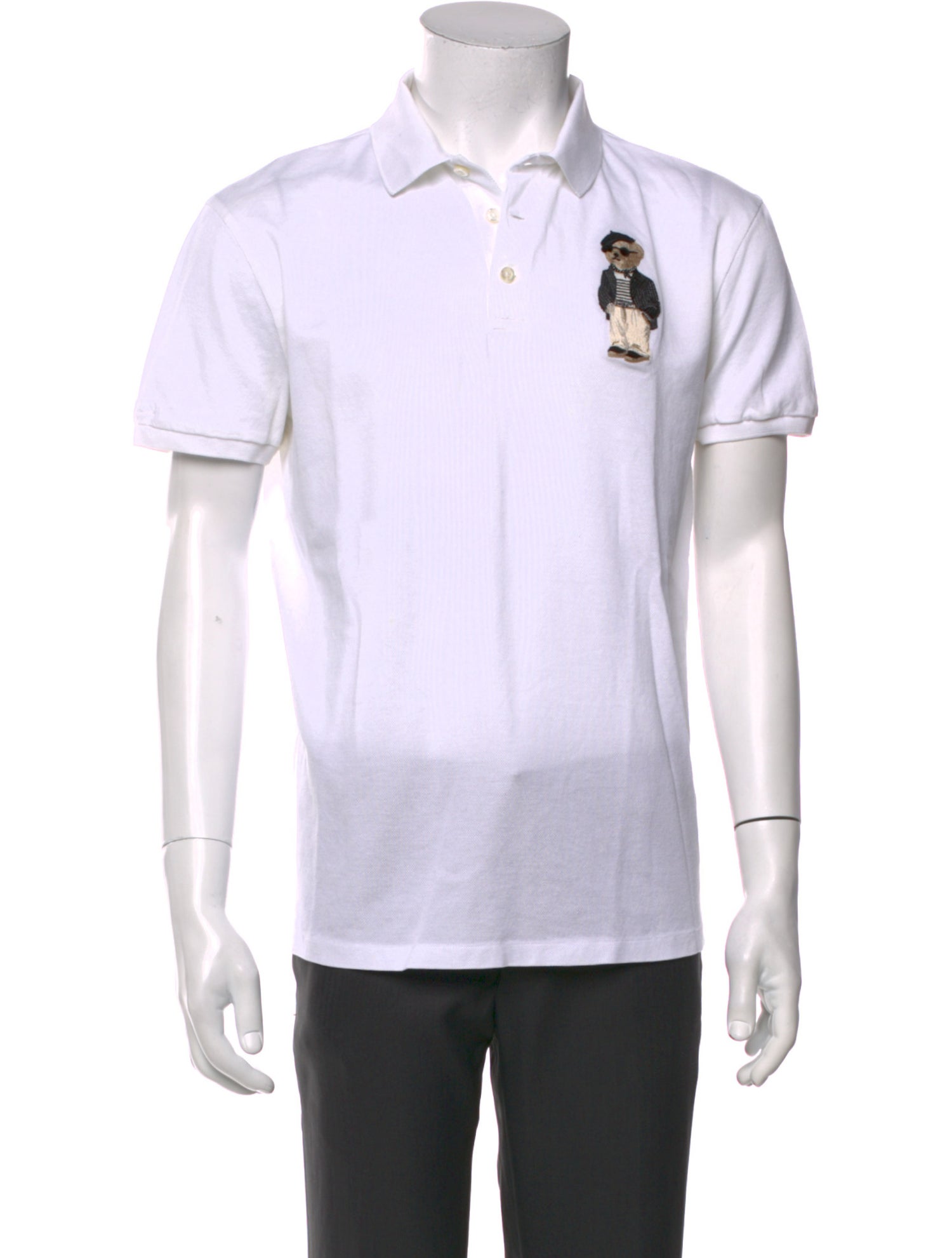 Ralph Lauren Purple Label Collar Short Sleeve Polo Shirt