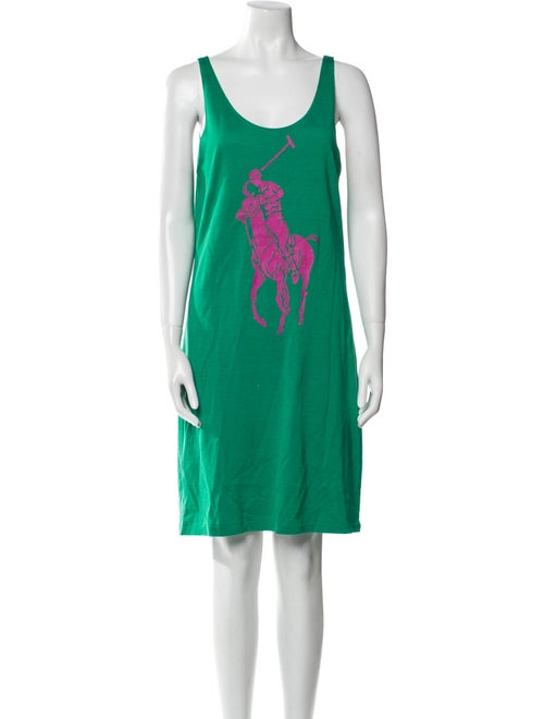 Ralph Lauren Purple Label Printed Mini Dress