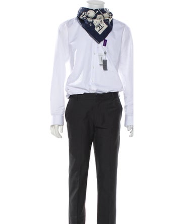 Ralph Lauren Purple Label Silk Printed Scarf