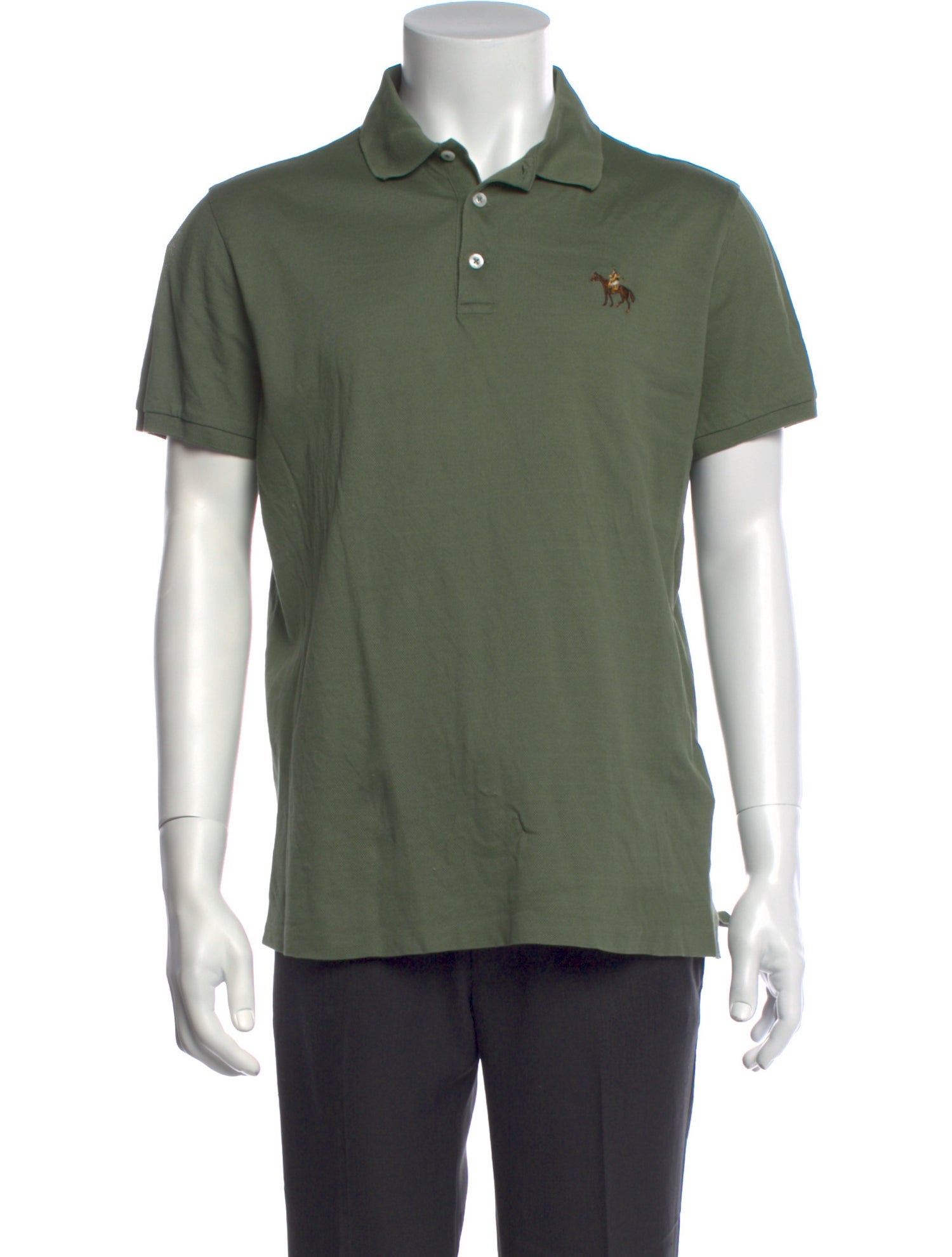 Ralph Lauren Purple Label Collar Short Sleeve Polo Shirt