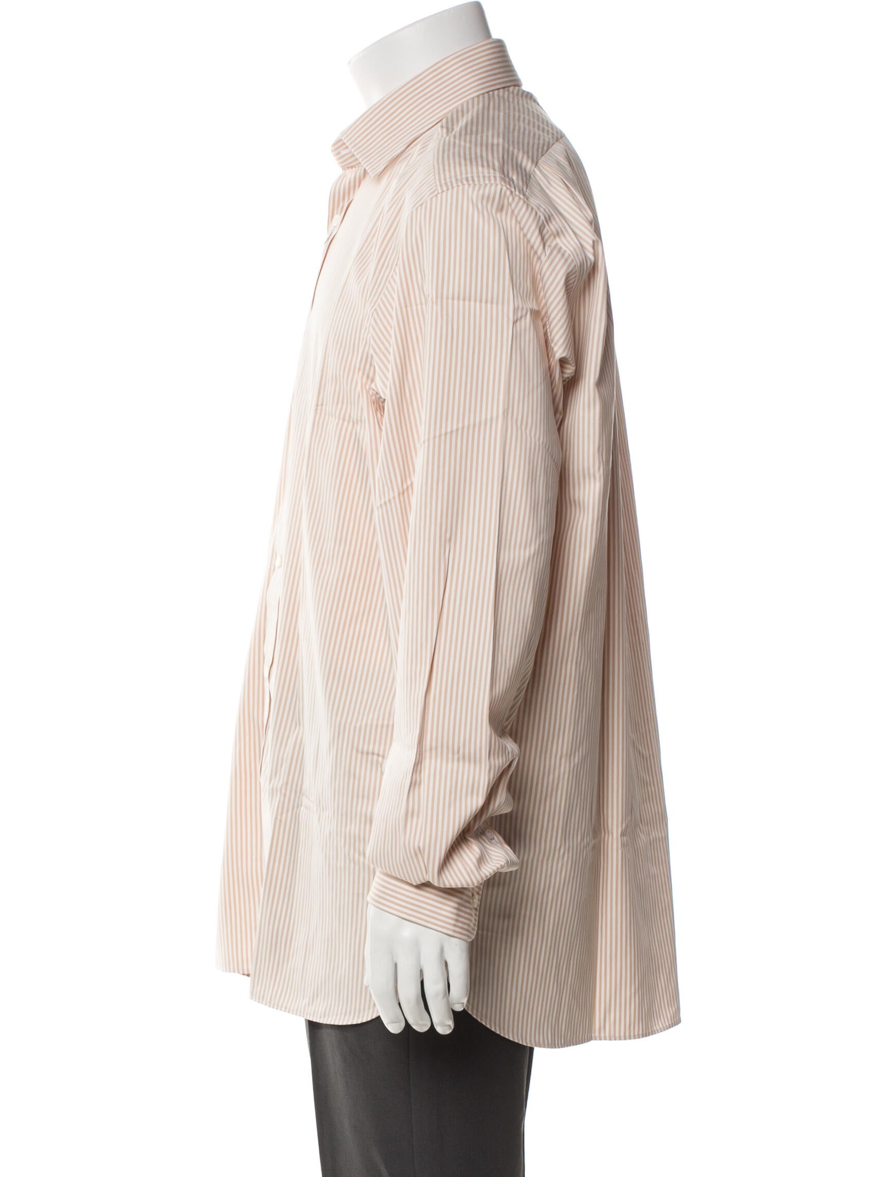 Ralph Lauren Purple Label Striped Long Sleeve Dress Shirt w/ Tags