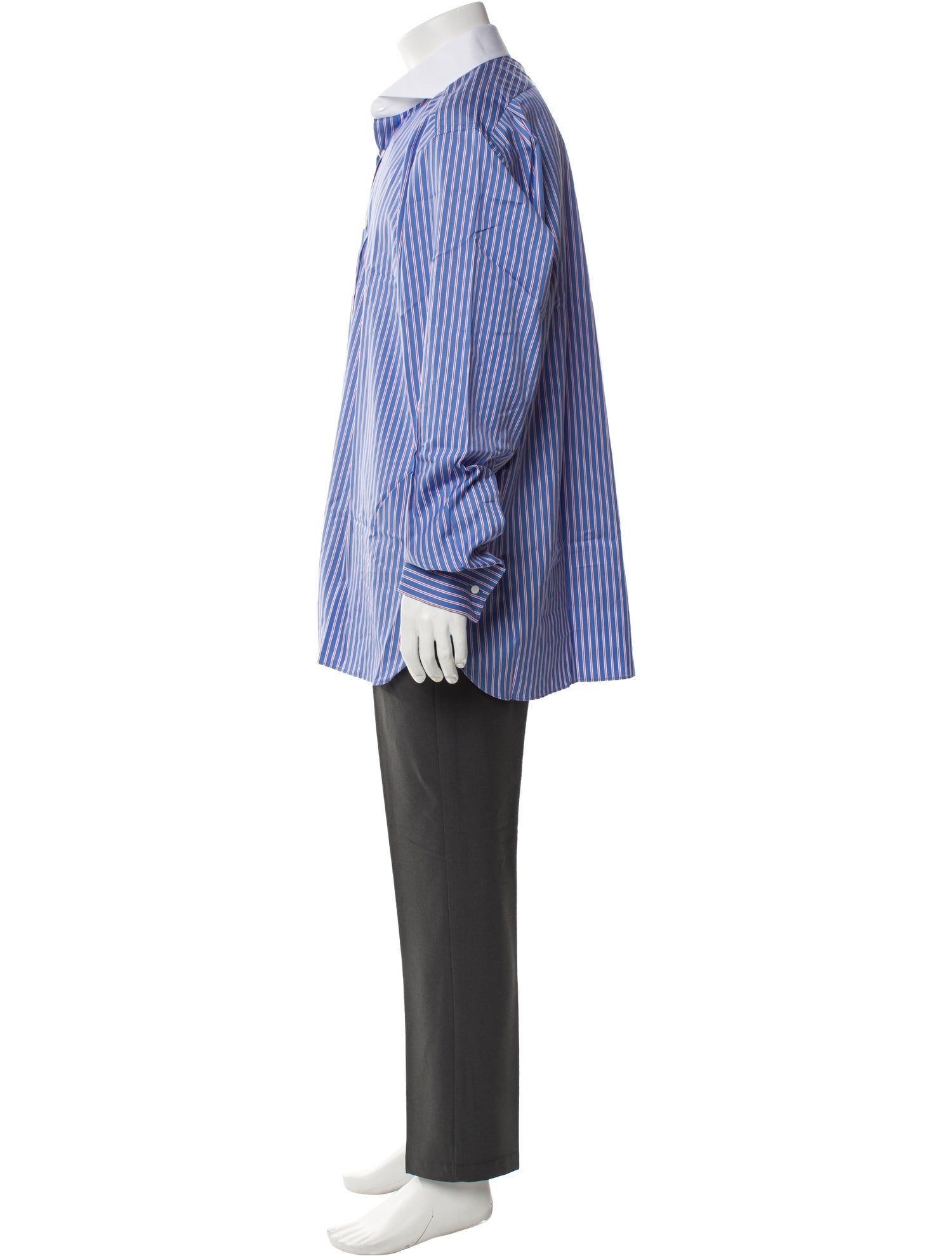 Ralph Lauren Purple Label Striped Long Sleeve Dress Shirt w/ Tags