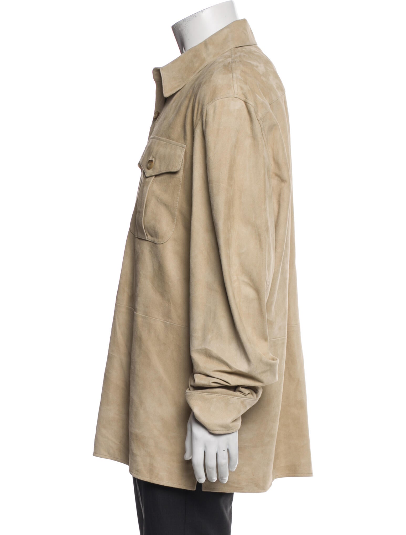 Ralph Lauren Purple Label Suede Utility Jacket