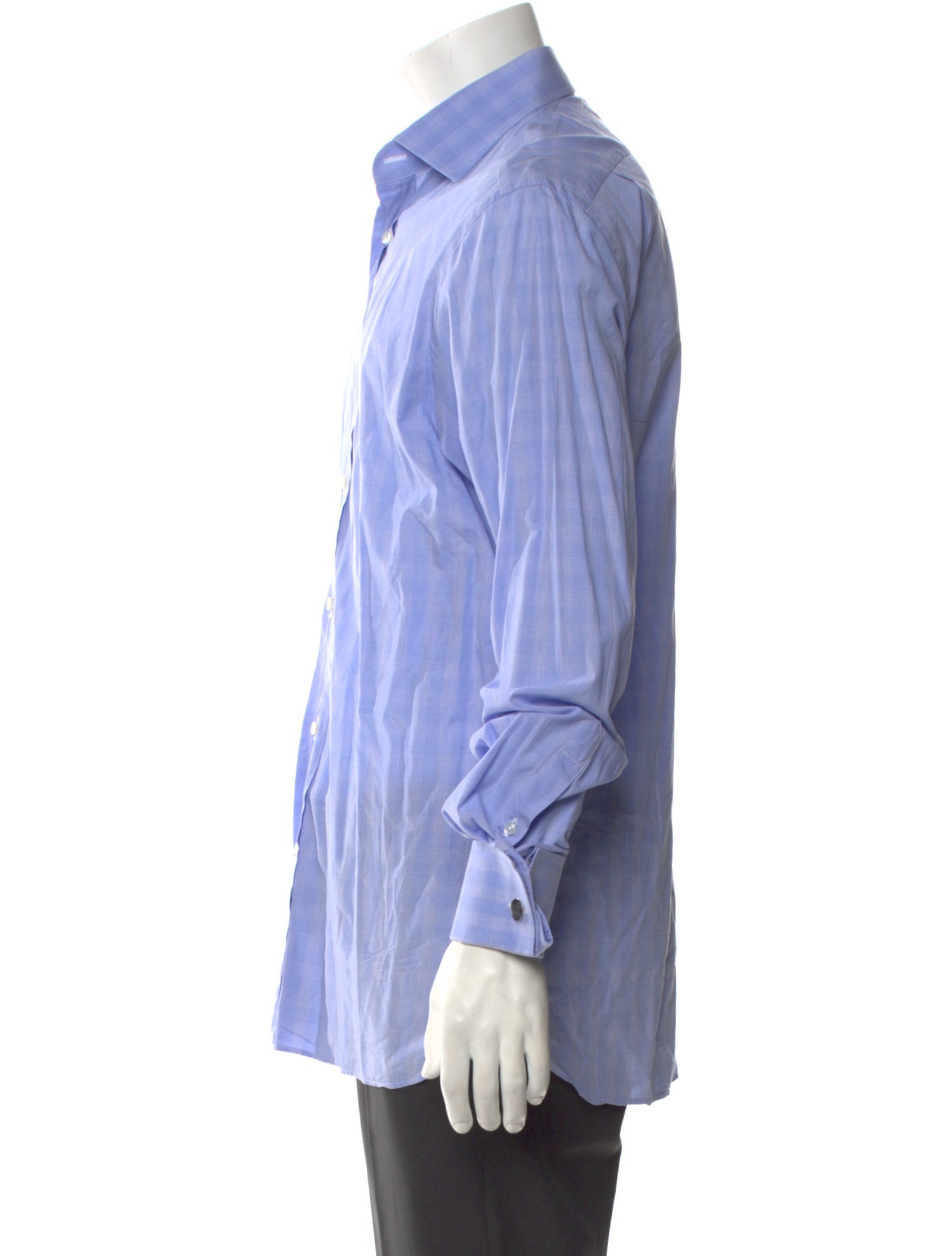 Ralph Lauren Purple Label Striped Long Sleeve Dress Shirt