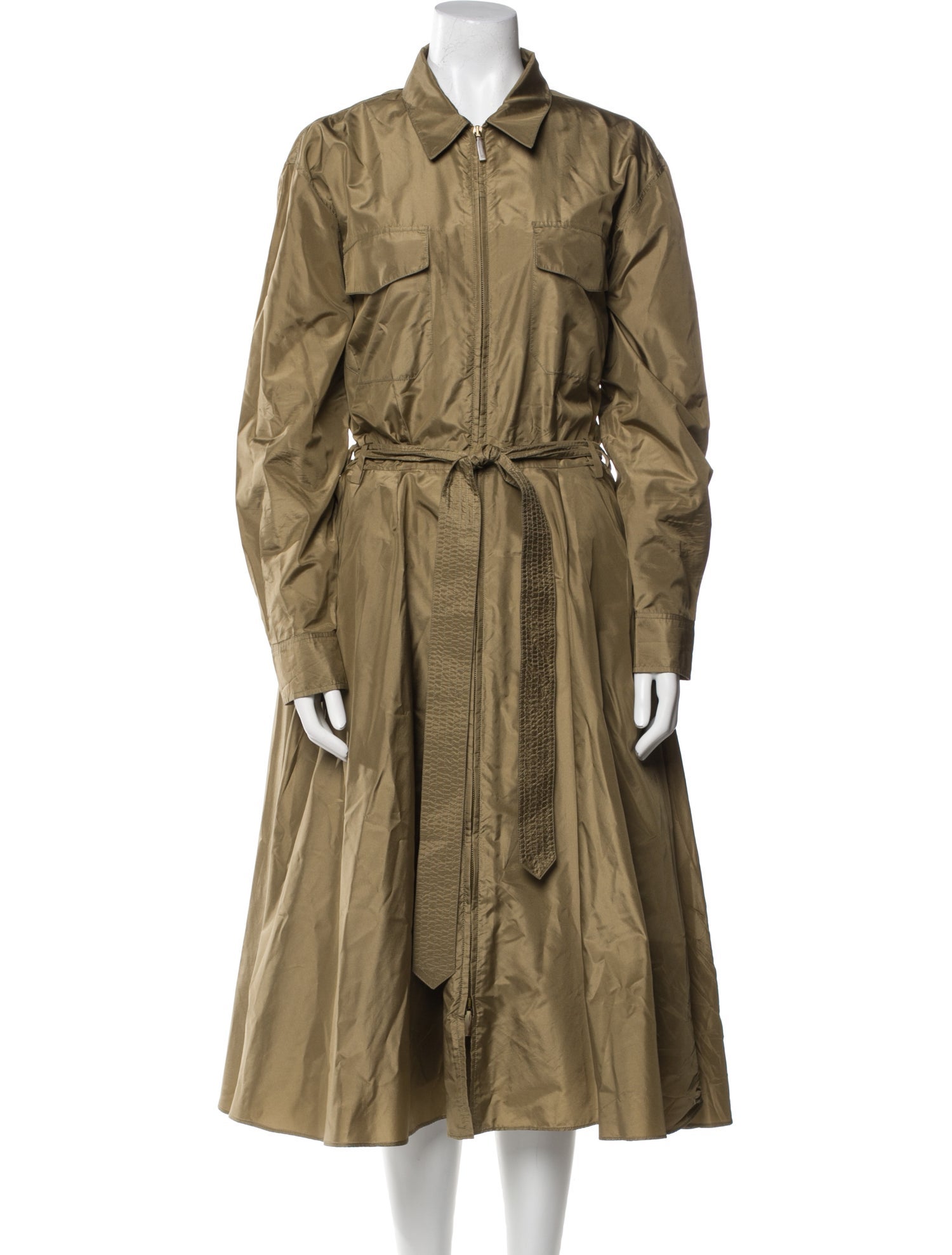 Ralph Lauren Purple Label Silk Trench Coat