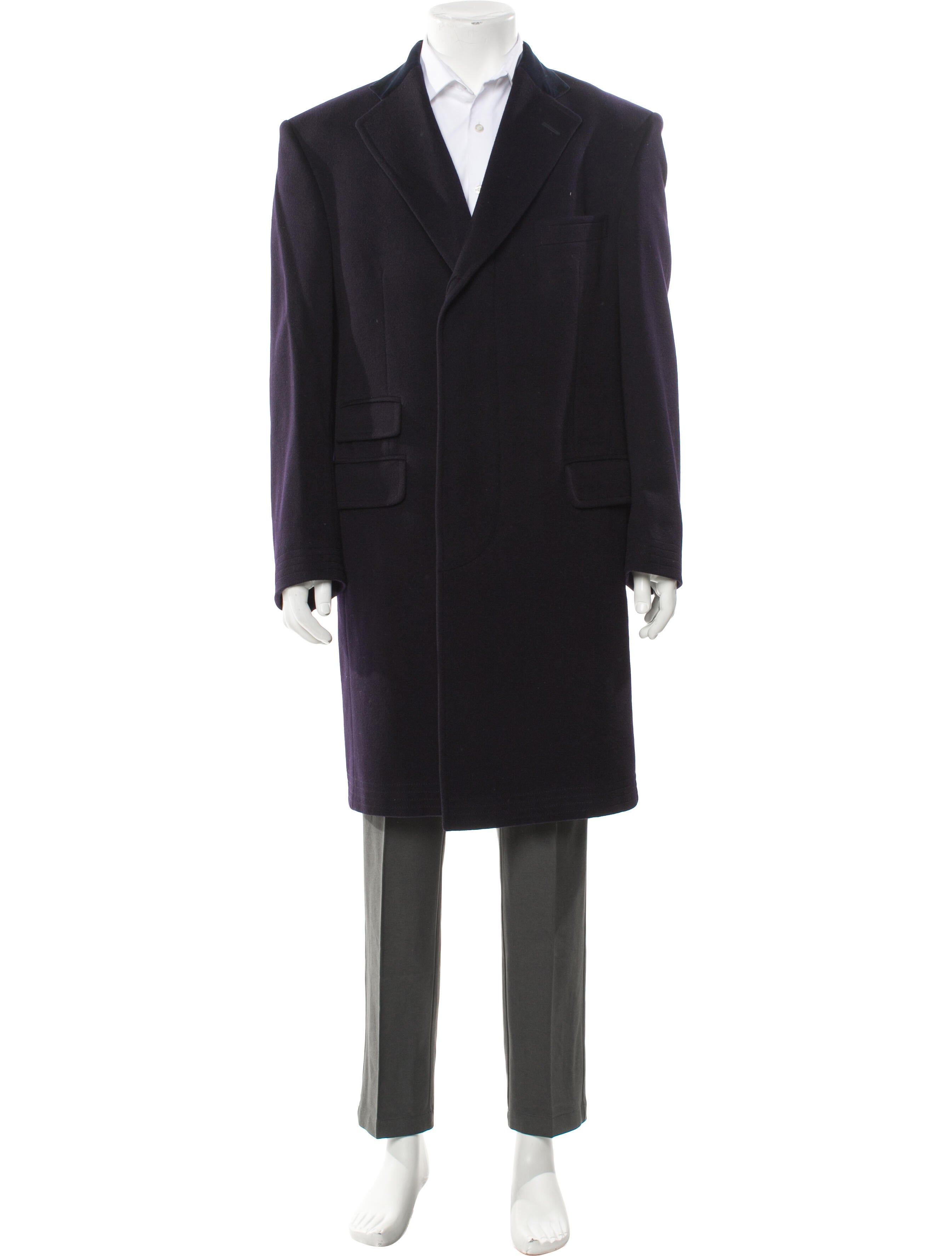 Ralph Lauren Purple Label Wool Overcoat