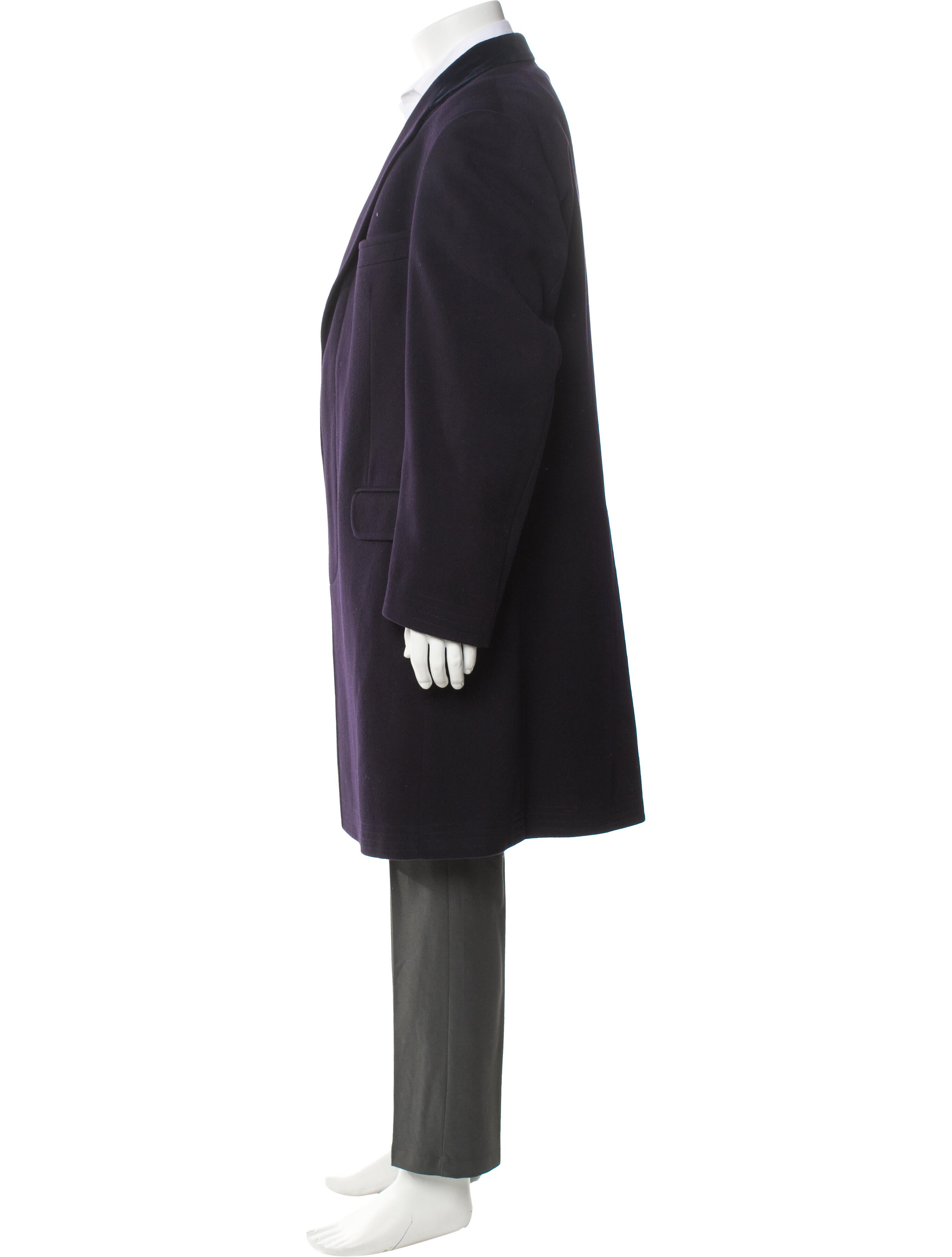 Ralph Lauren Purple Label Wool Overcoat