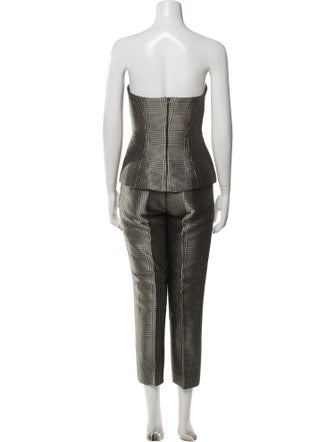 Ralph Lauren Purple Label Houndstooth Print Set