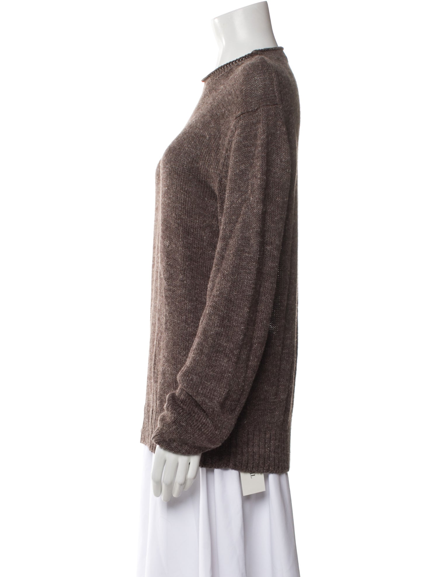 Ralph Lauren Purple Label Silk Crew Neck Sweater