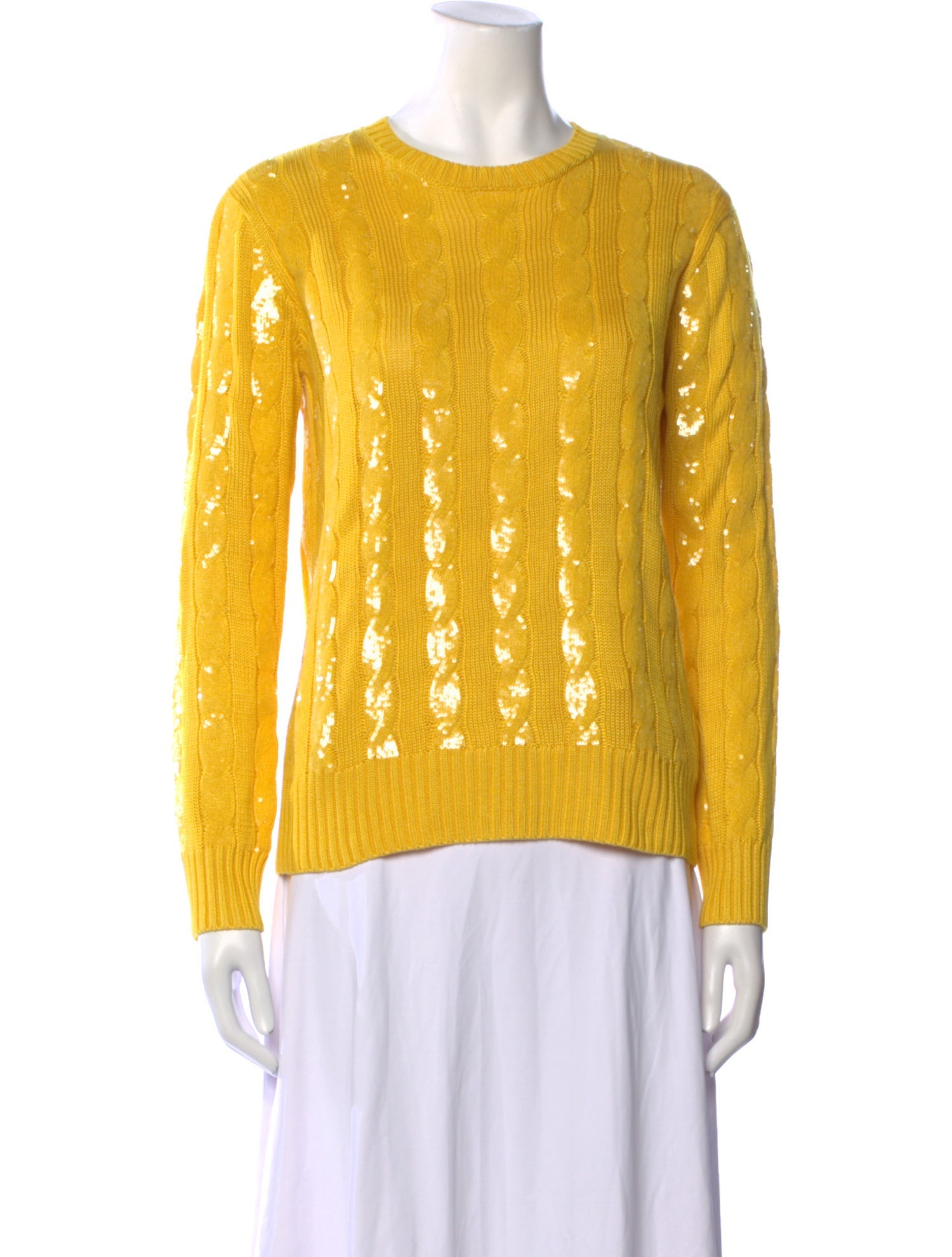 Ralph Lauren Purple Label Silk Printed Sweater