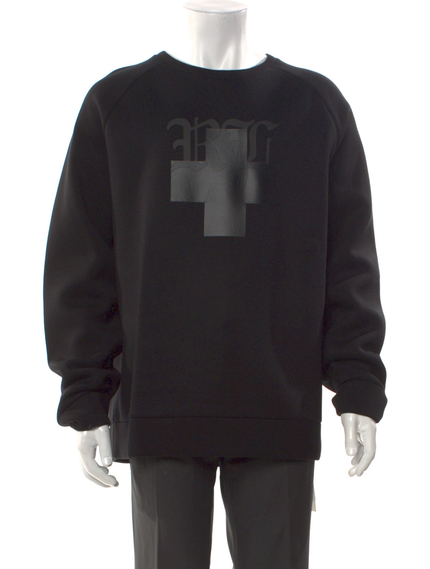 Ralph Lauren Purple Label Graphic Print Crew Neck Sweatshirt