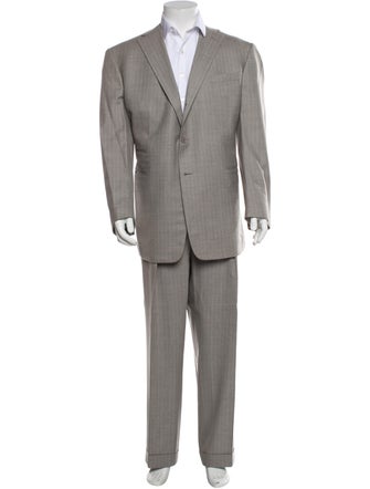 Ralph Lauren Purple Label Striped Two-Piece Suit Vest