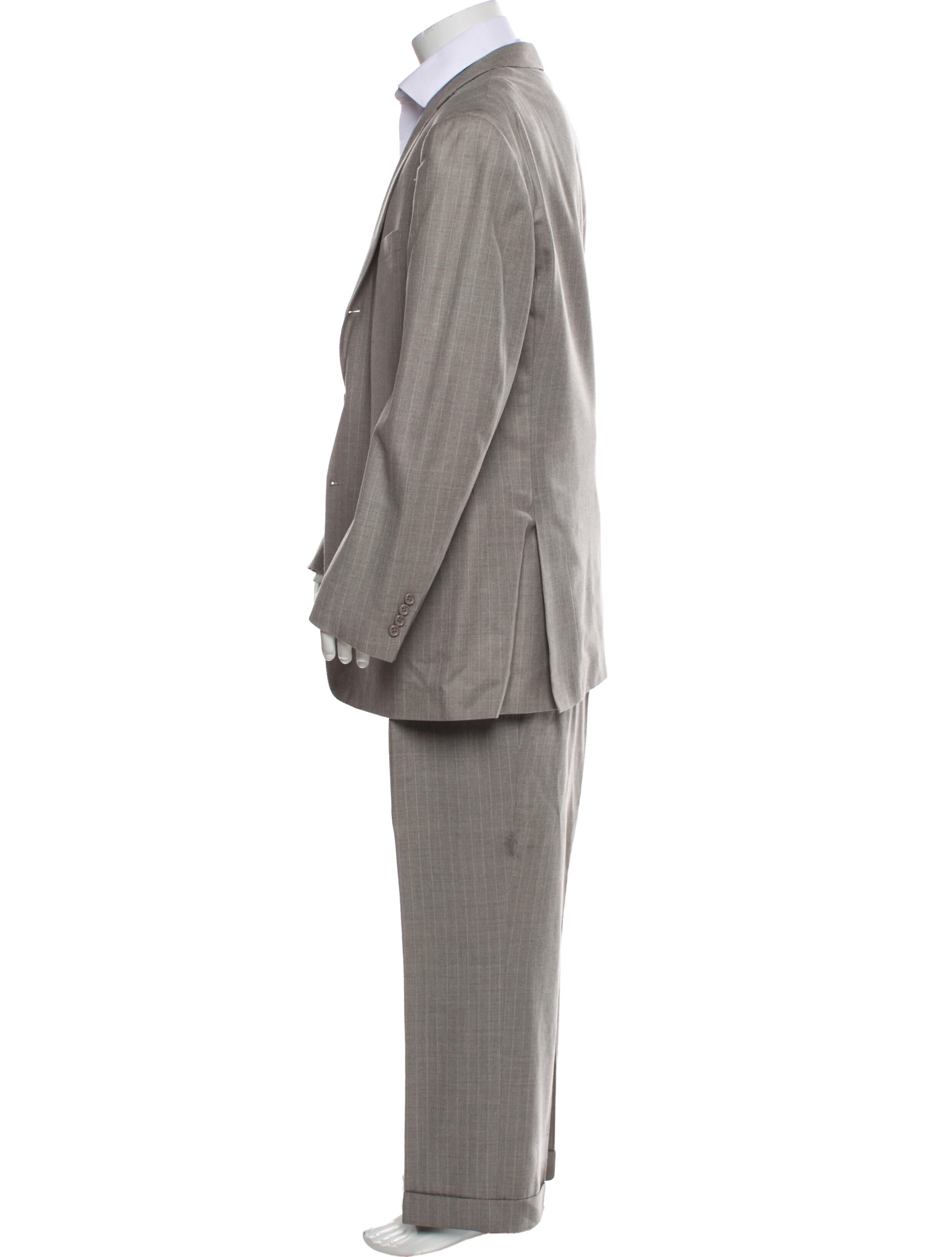 Ralph Lauren Purple Label Striped Two-Piece Suit Vest