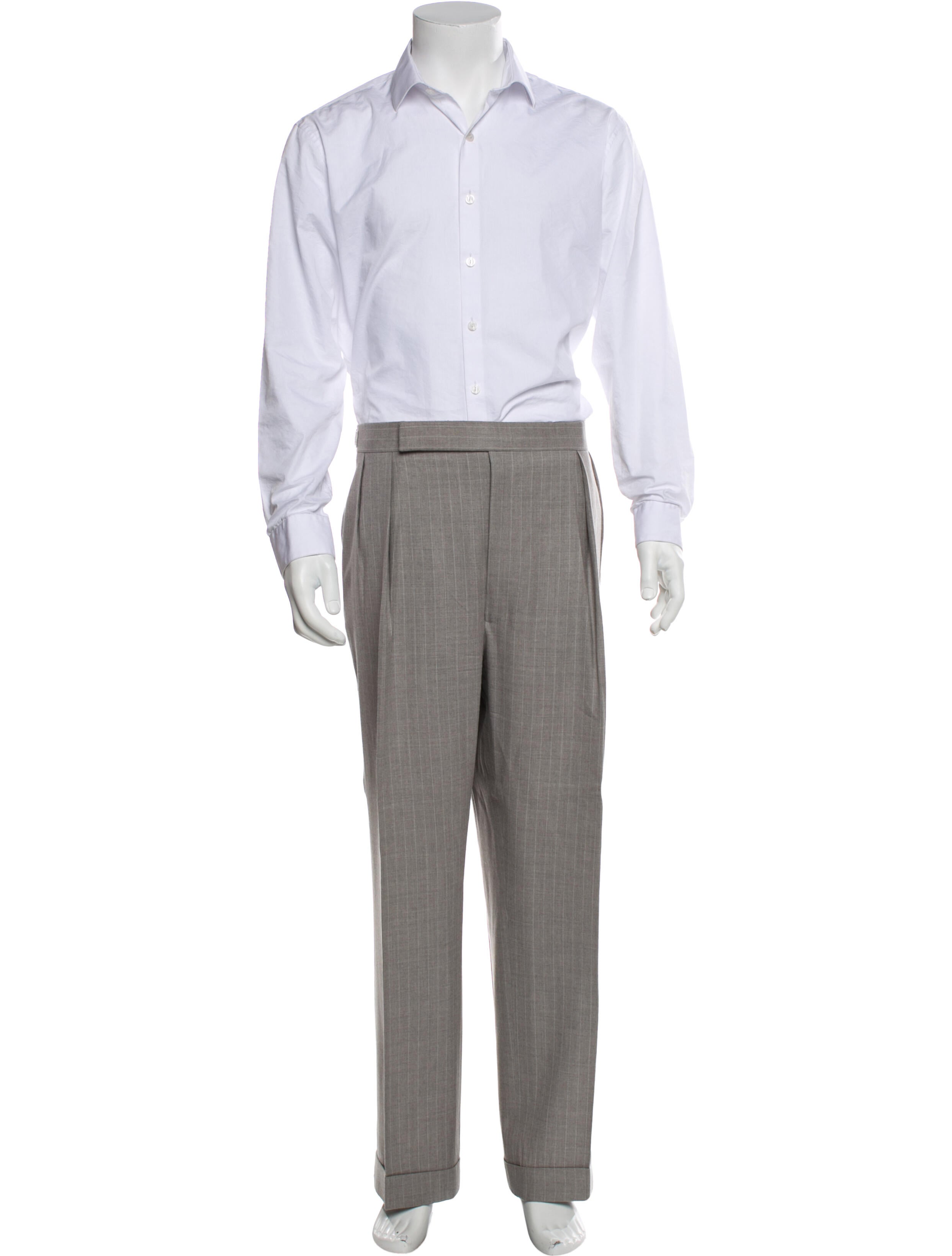 Ralph Lauren Purple Label Striped Two-Piece Suit Vest