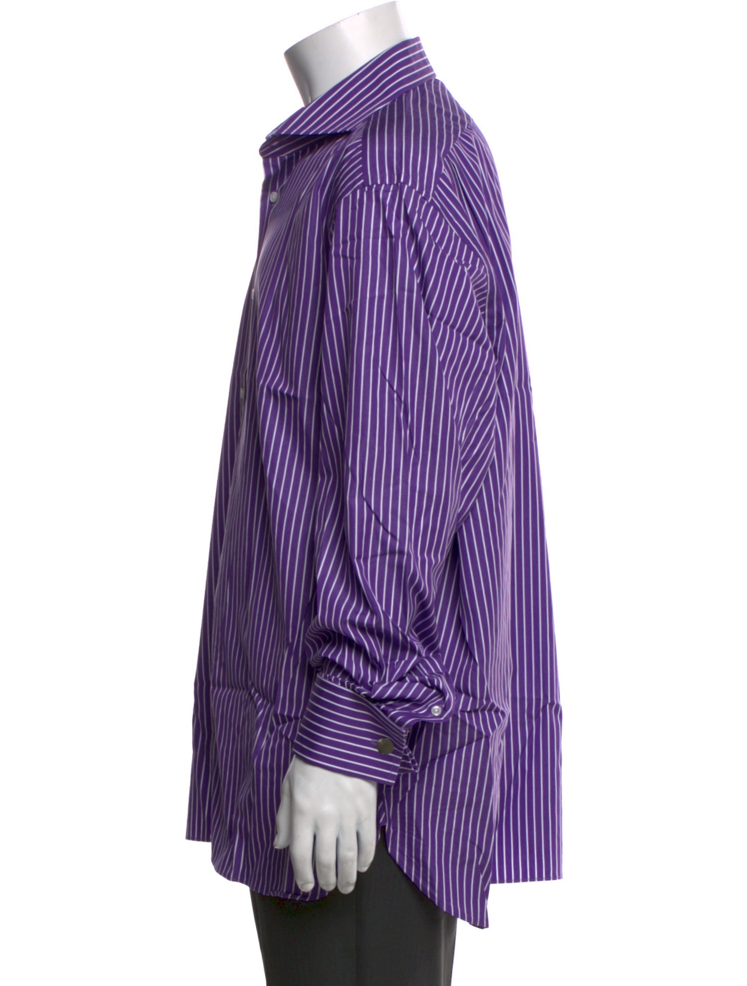 Ralph Lauren Purple Label Striped Long Sleeve Shirt