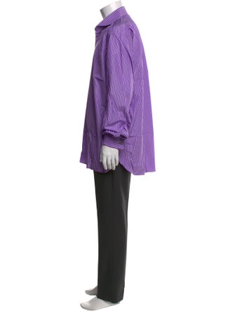 Ralph Lauren Purple Label Striped Long Sleeve Shirt