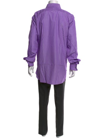 Ralph Lauren Purple Label Striped Long Sleeve Shirt