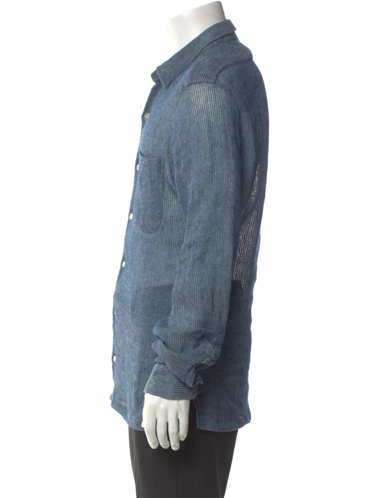 Ralph Lauren Purple Label Linen Long Sleeve Shirt