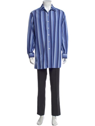 Ralph Lauren Purple Label Striped Long Sleeve Shirt