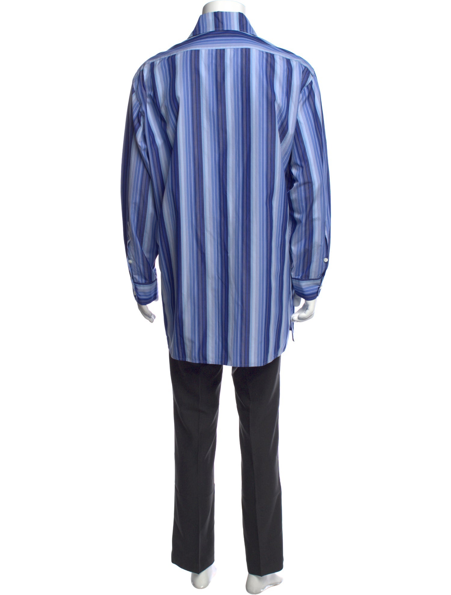 Ralph Lauren Purple Label Striped Long Sleeve Shirt