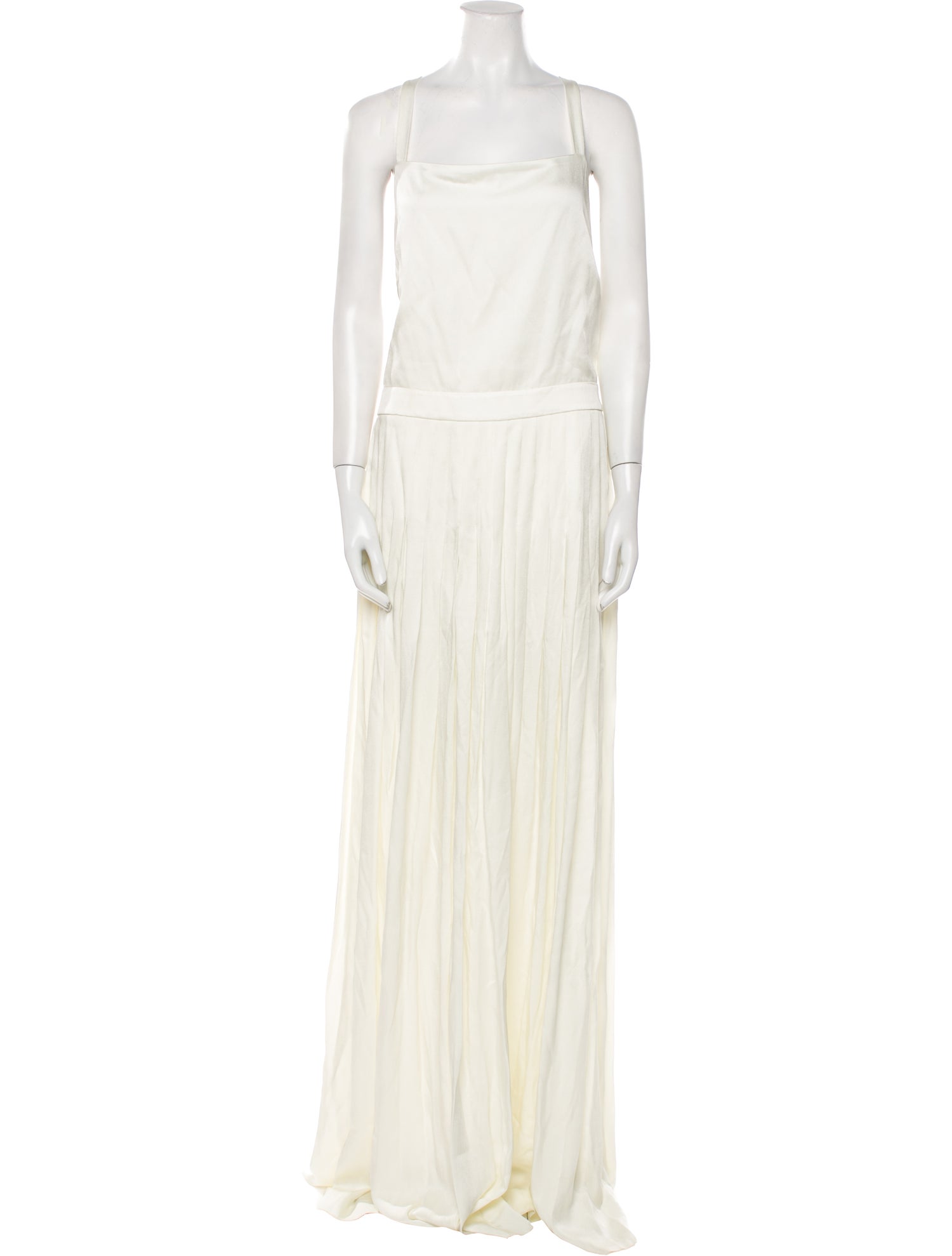 Ralph Lauren Purple Label Square Neckline Long Dress