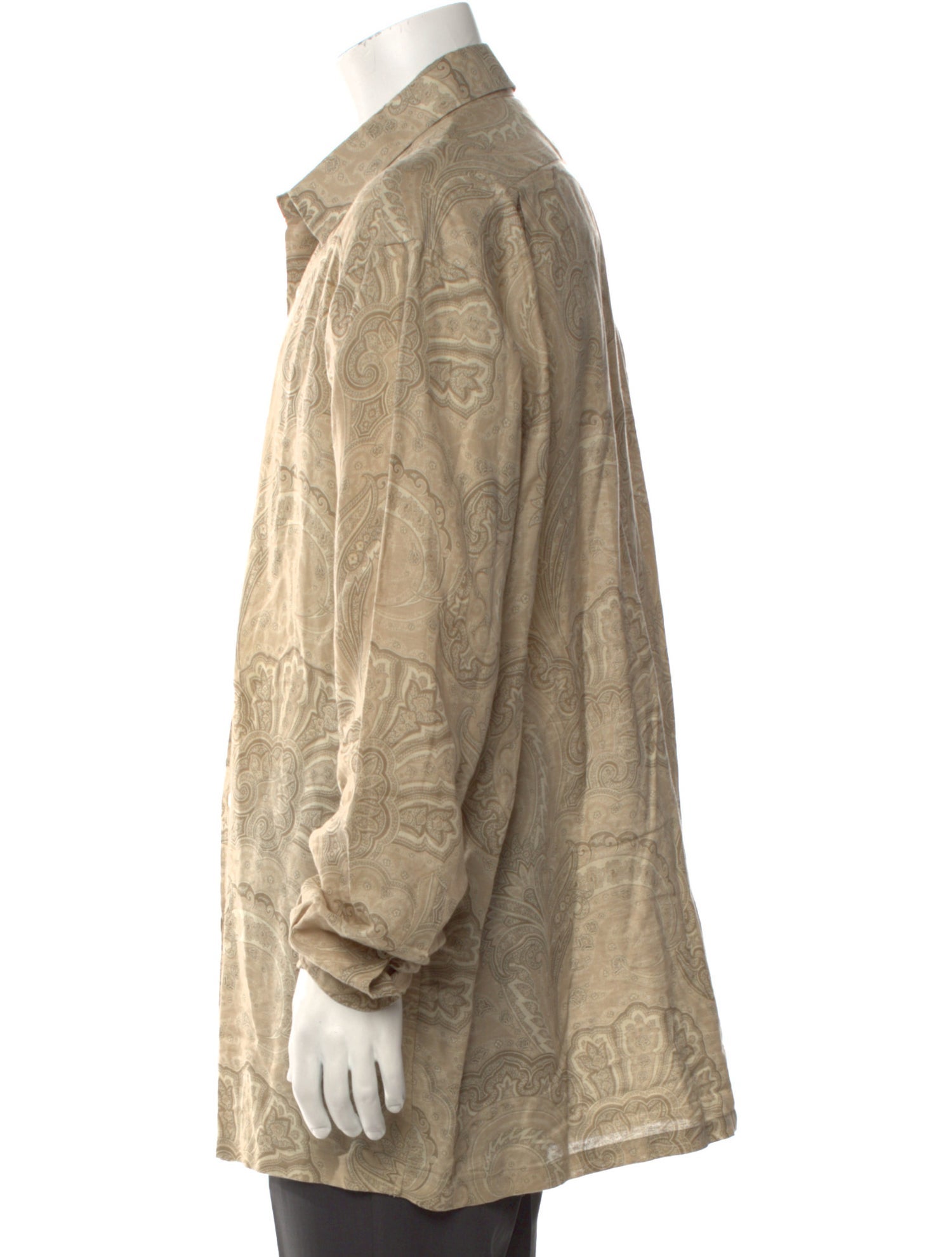 Ralph Lauren Purple Label Linen Paisley Print Shirt