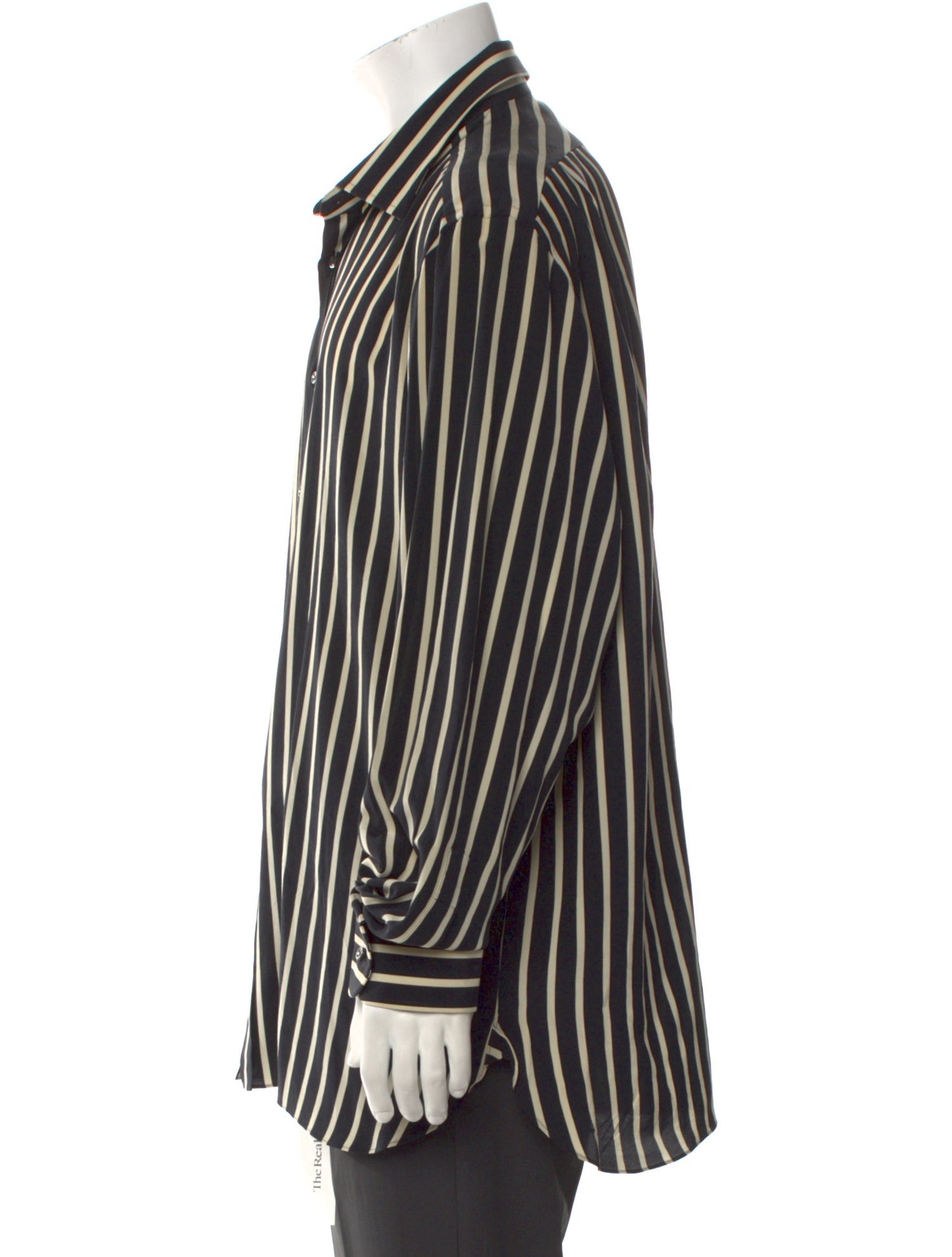 Ralph Lauren Purple Label Silk Striped Shirt