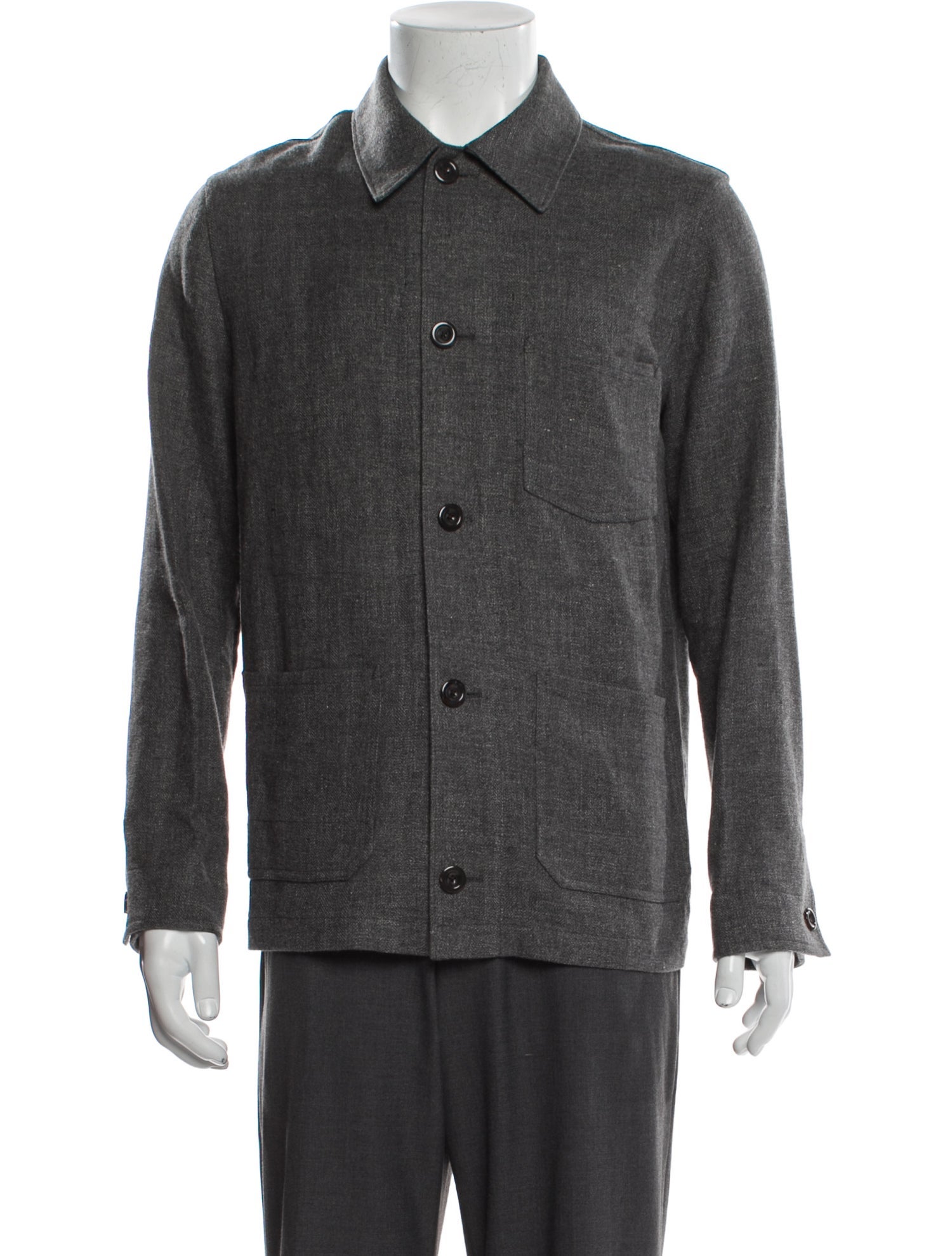 Ralph Lauren Purple Label Linen Peacoat