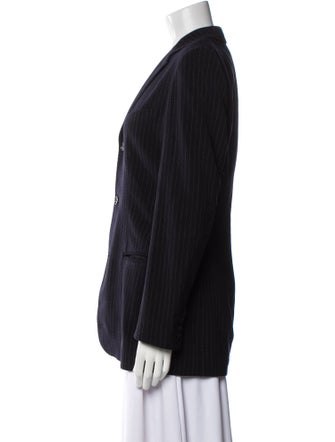 Ralph Lauren Purple Label Wool Striped Blazer