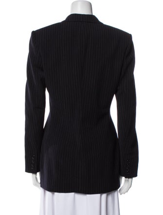 Ralph Lauren Purple Label Wool Striped Blazer